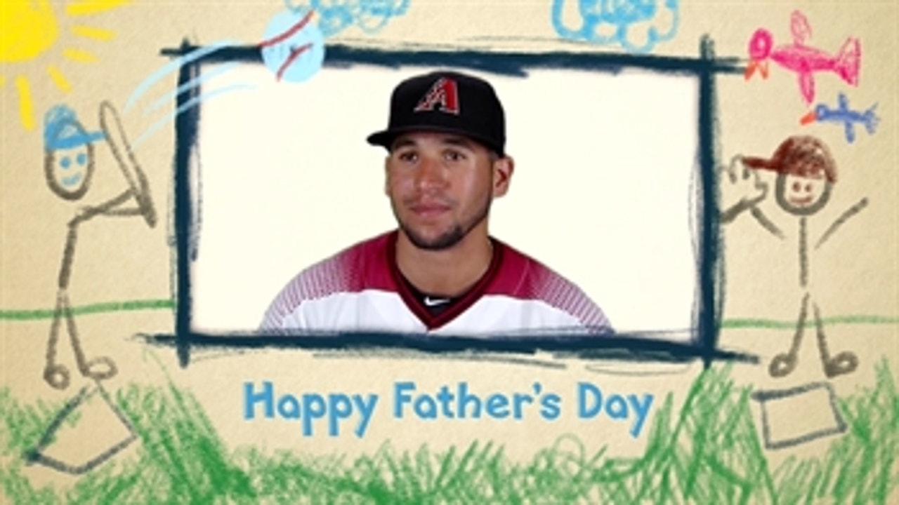 D-backs players on Father's Day