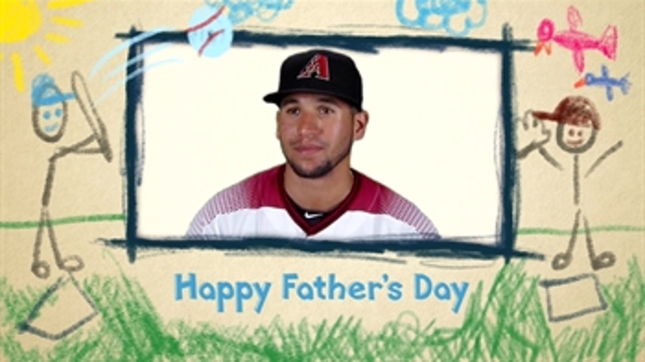 D-backs players on Father's Day