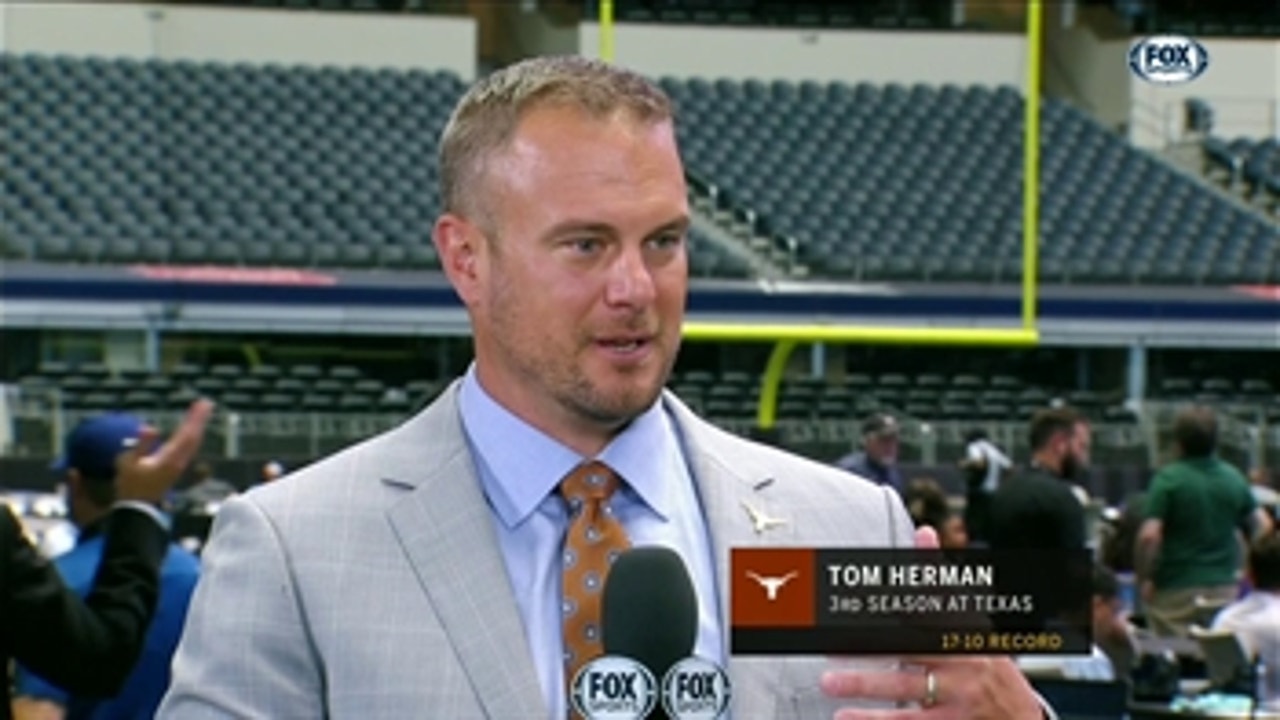 Tom Herman putting Texas Back on the Map ' Big 12 Media Days