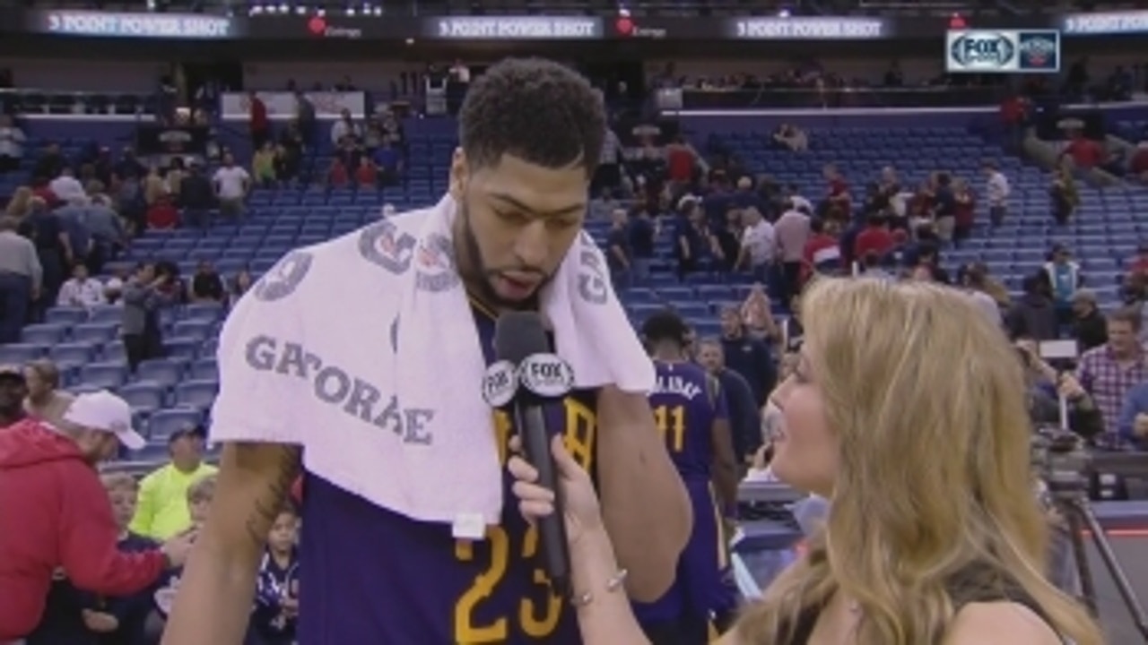 Anthony Davis on shutting down Suns in 4th