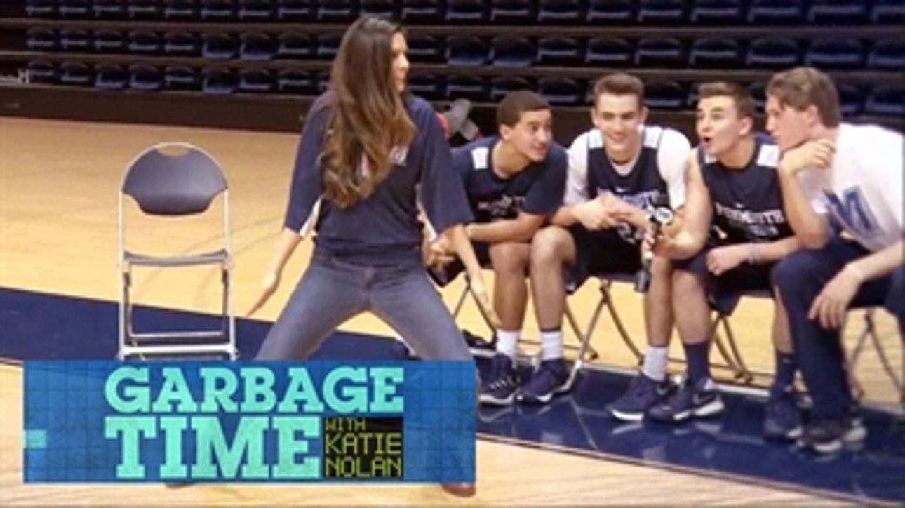 The Monmouth bench plays charades with Katie Nolan