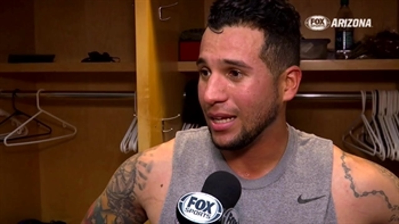 David Peralta: 'I didn't want to play 1 more inning'