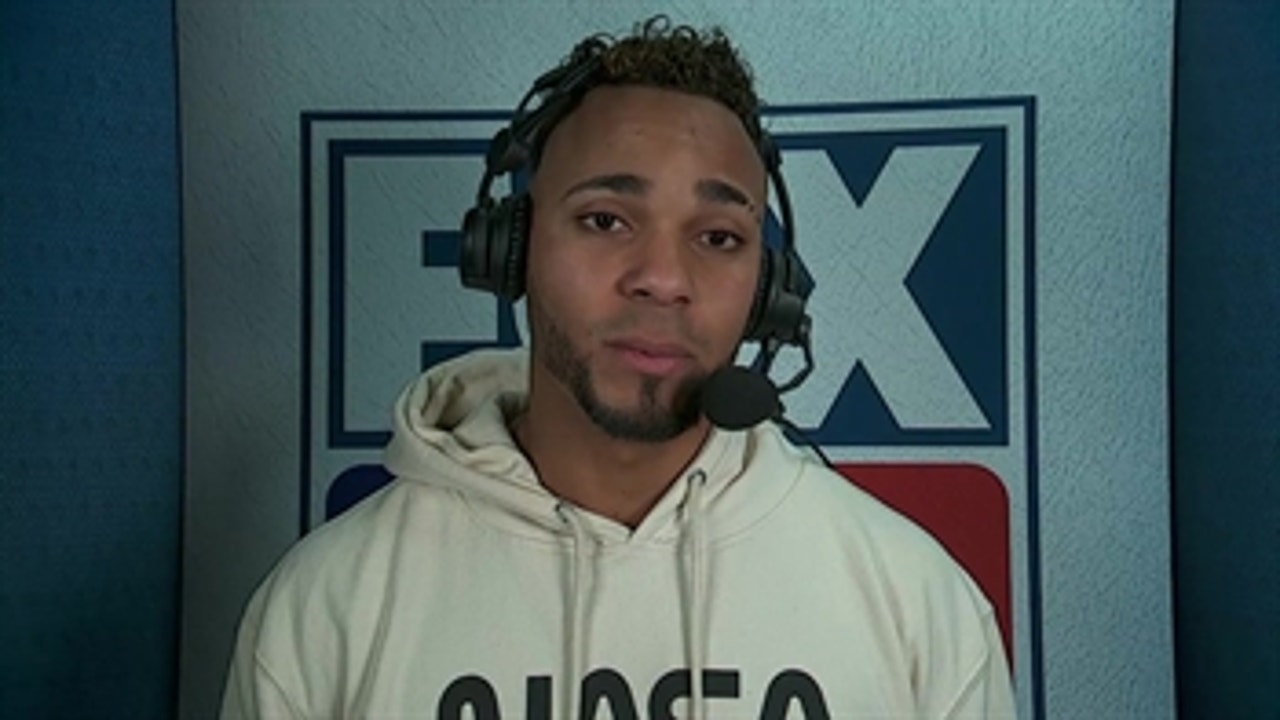 Xander Bogaerts talks to the FOX MLB crew after Game 2: 'We’re eating wins'