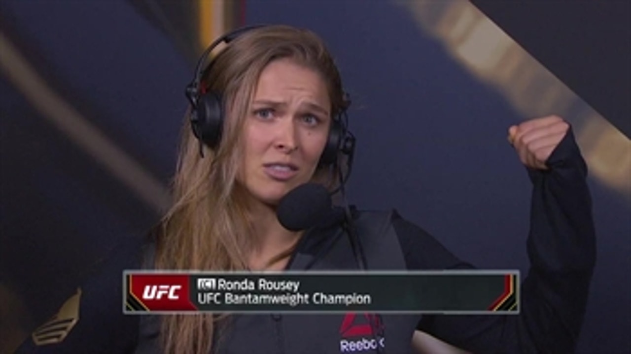 Ronda Rousey thinks Holly Holm's sweetness is a fake act and she doesn't like it