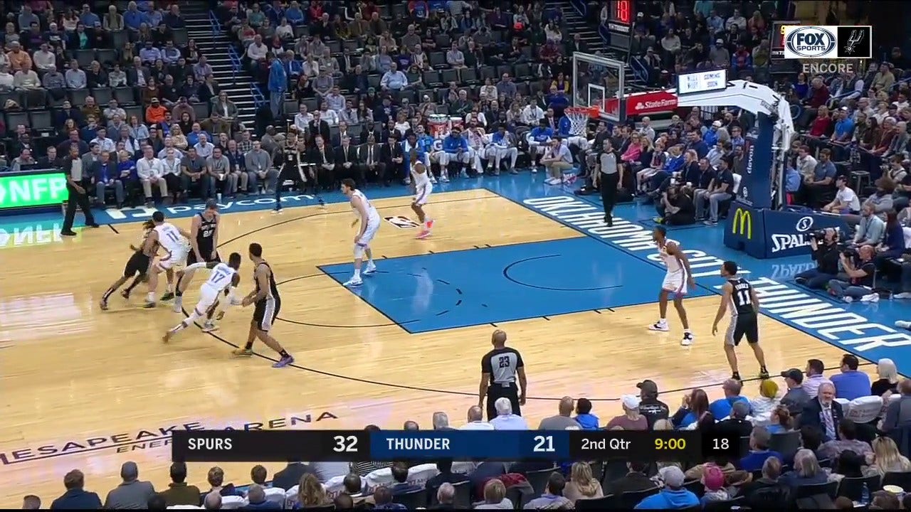 WATCH: Patty Mills hits from Three-Point Land | Spurs ENCORE