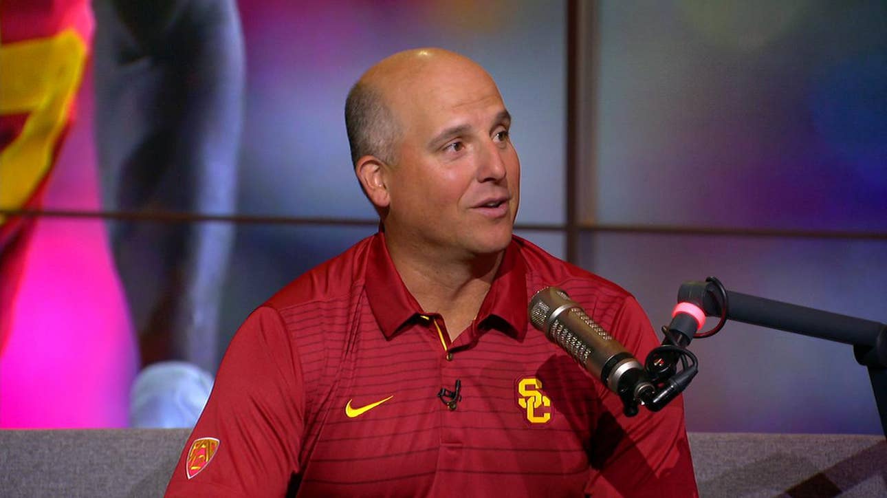 Clay Helton talks 2017 USC Trojans, Sam Darnold's skill set and more (FULL INTERVIEW)' THE HERD