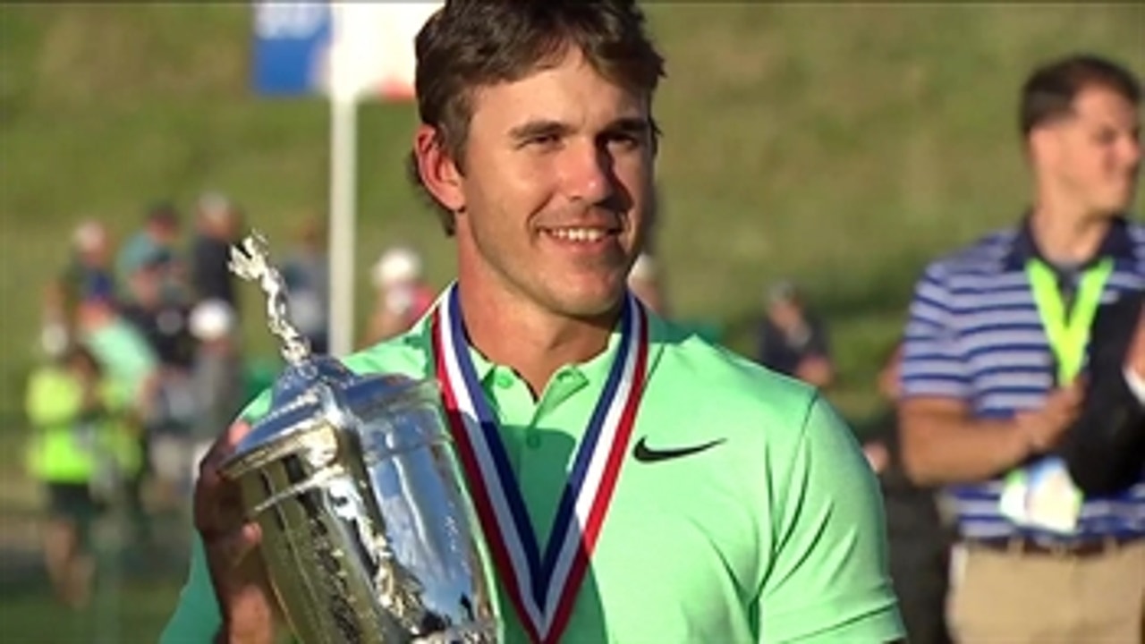 Brooks Koepka wins his first major championship at the U.S. Open