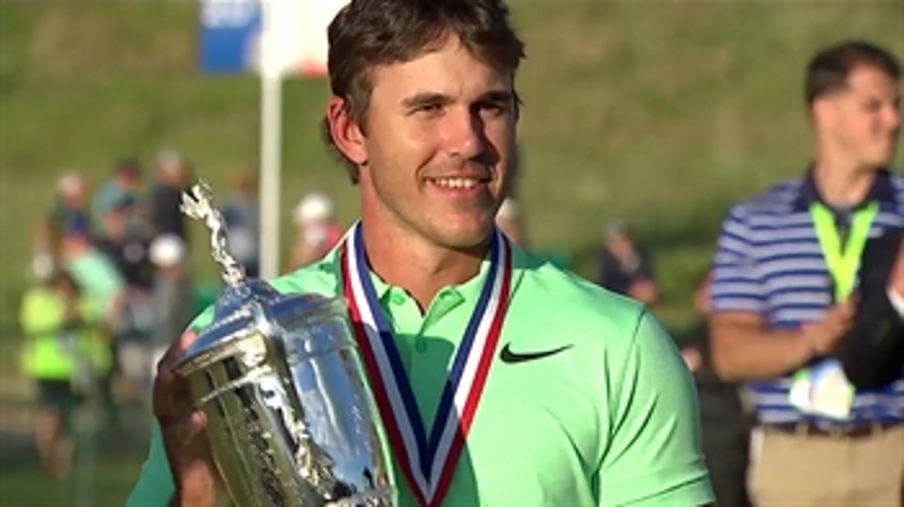 Brooks Koepka wins his first major championship at the U.S. Open