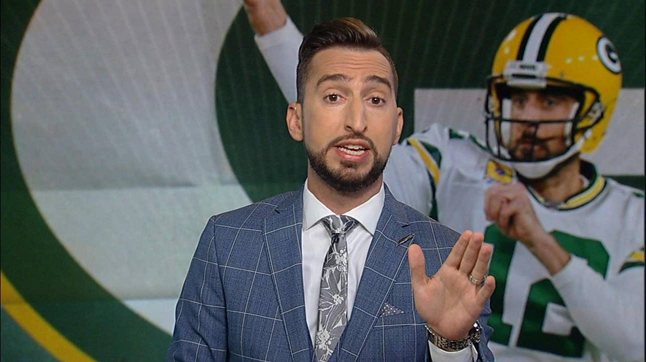 Nick Wright reacts to Packers' win over Lions after controversial calls ' NFL ' FIRST THINGS FIRST