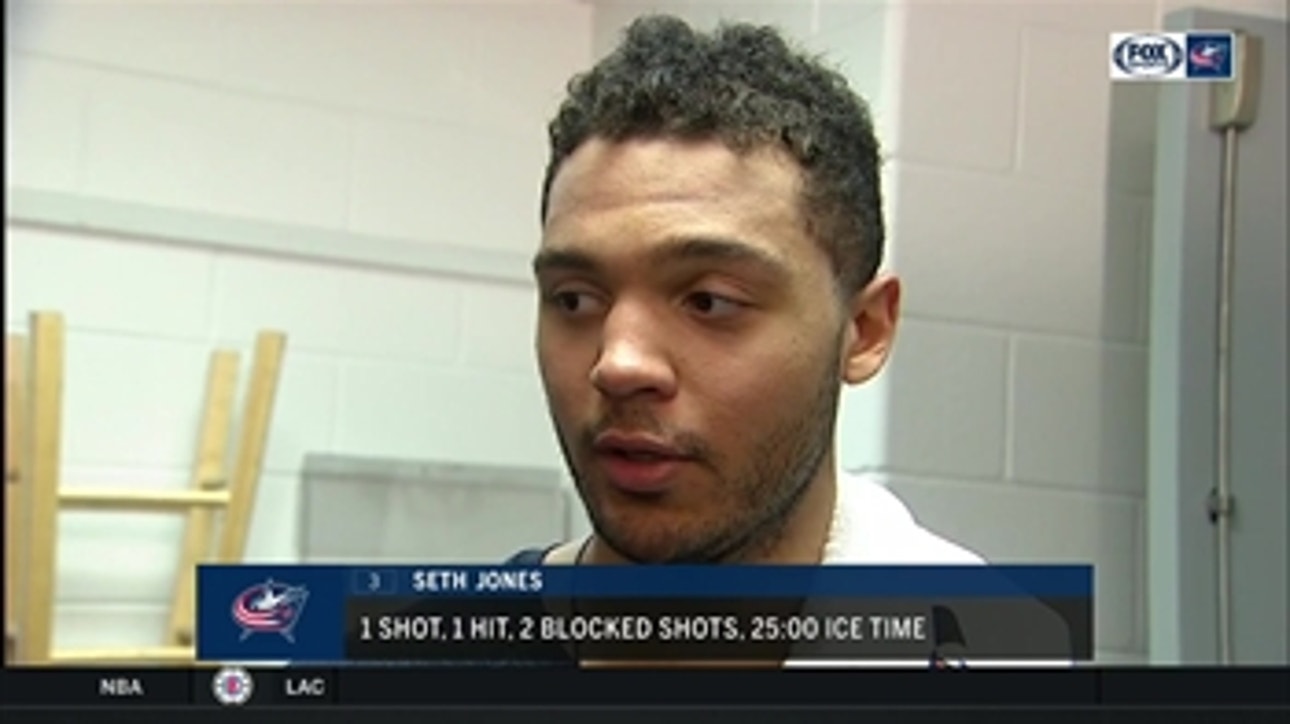 Seth Jones turns his focus internally with a tough stretch of games looming