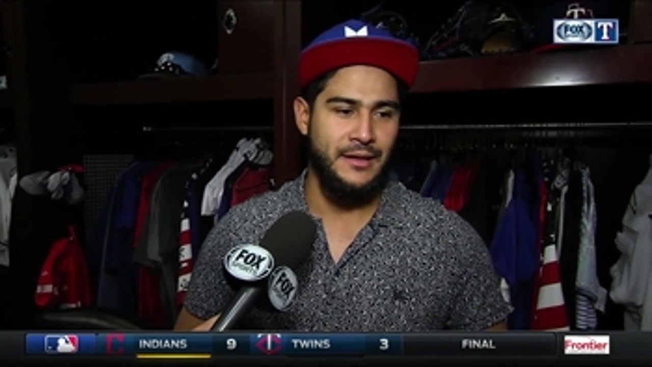 Martin Perez on getting early lead in win over Mariners