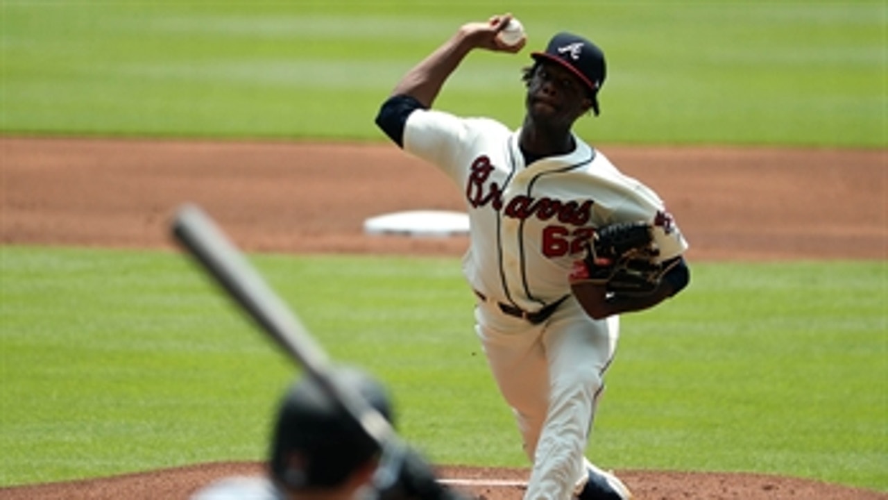 Touki Toussaint focusing on fastball command in Braves camp