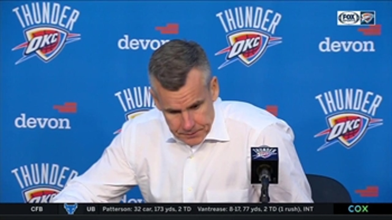 Billy Donovan on 126-108 Win over the Suns