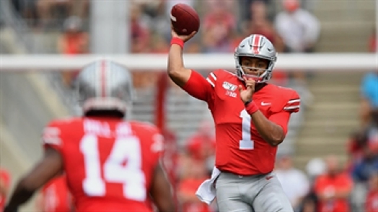 Justin Fields highlights & post-game press conference from Ohio State debut | CFB on FOX