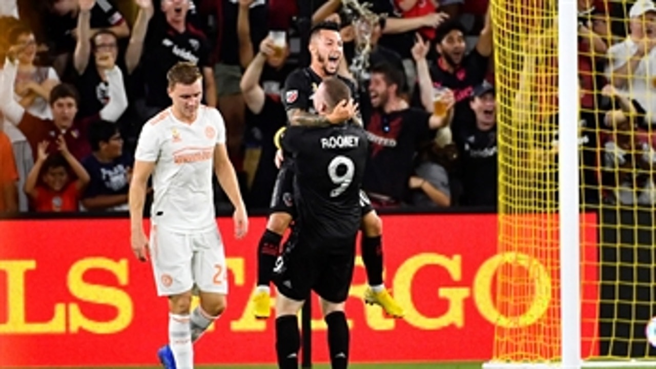Luciano Acosta scores with a fantastic assist from Wayne Rooney vs. Atlanta United ' 2018 MLS Highlights