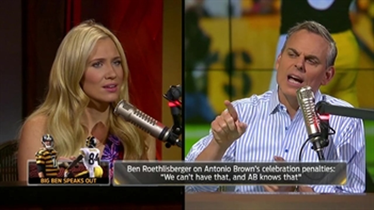 Kristine and Colin strongly disagree about celebrating in sports ' THE HERD