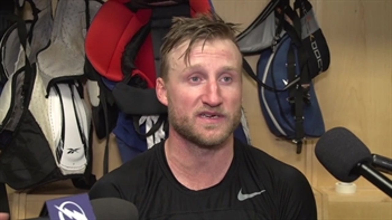 Steven Stamkos says Lightning had an uphill battle in Pittsburgh