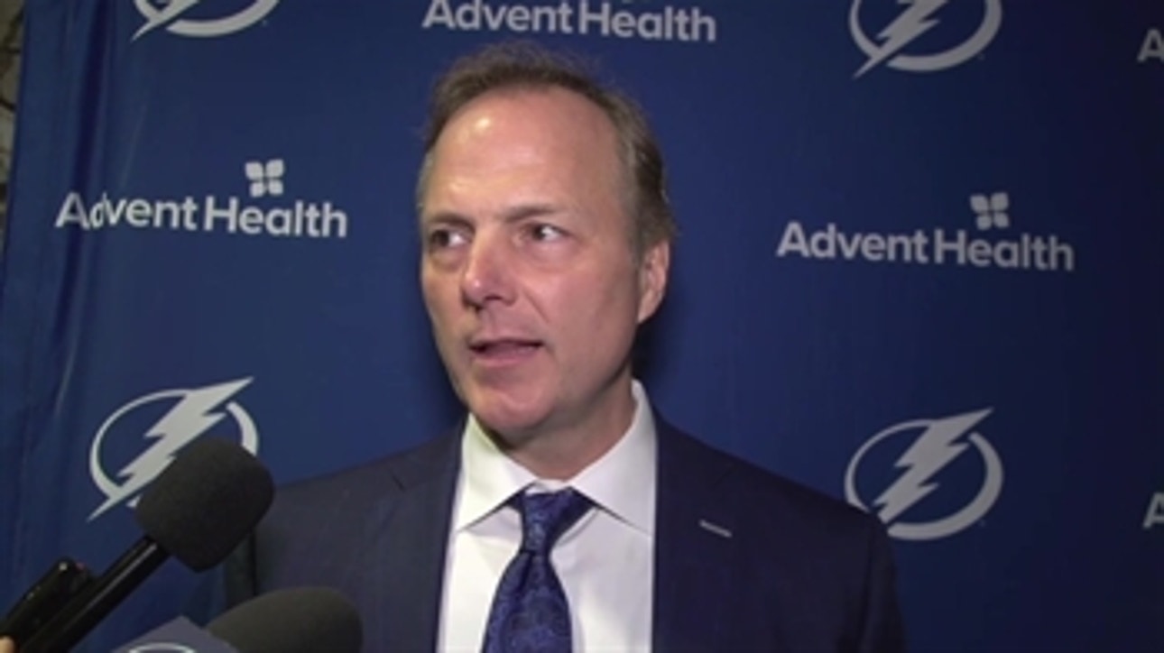 Jon Cooper on 1st period in Pittsburgh: We made 3 mistakes, they all ended up in our net