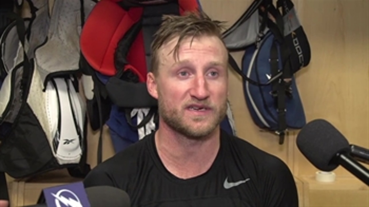 Steven Stamkos says Lightning had an uphill battle in Pittsburgh