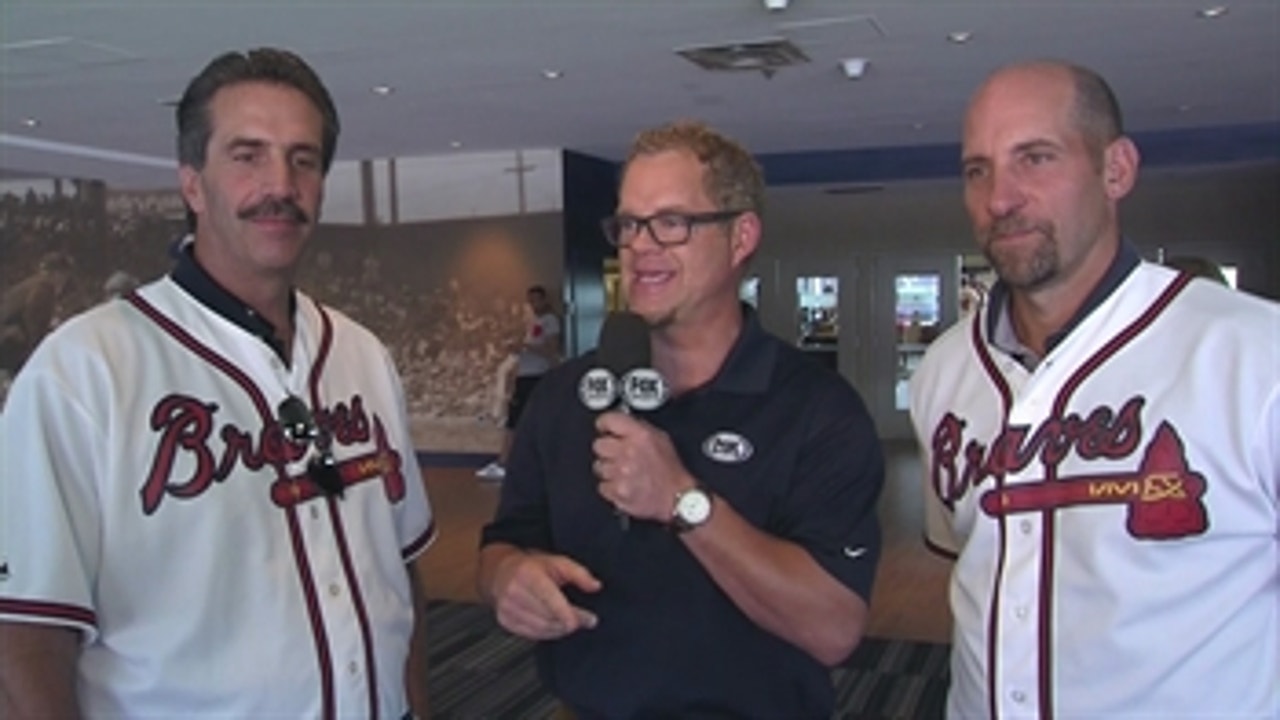 Alumni Weekend: Paul Byrd chats it up with Sid Bream and John Smoltz