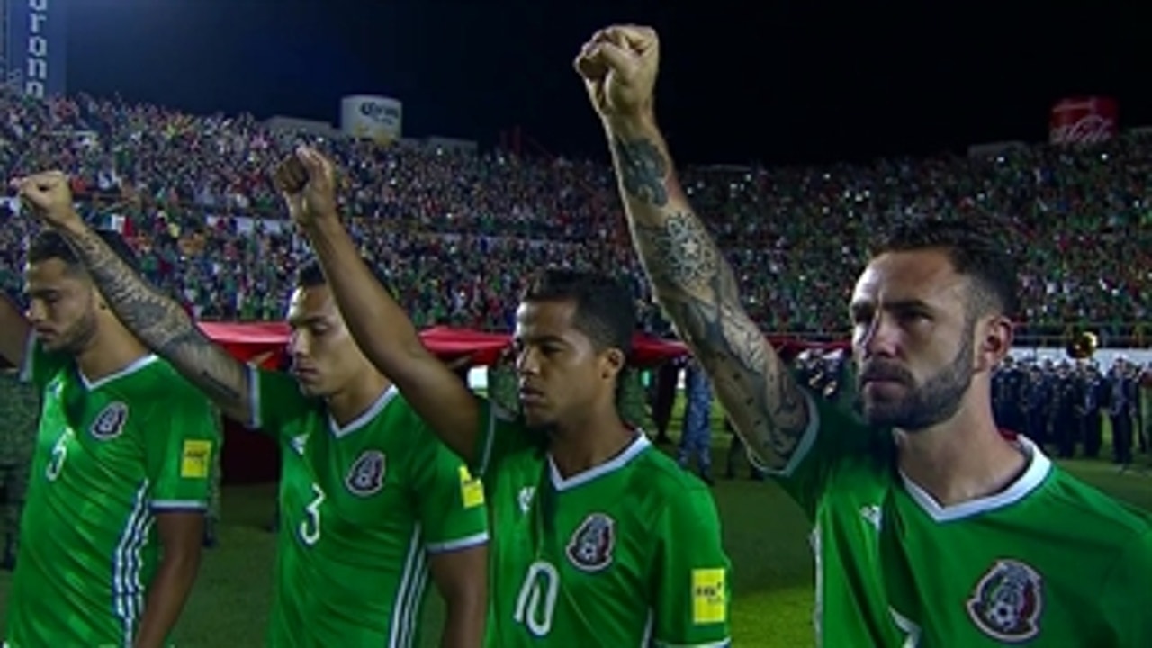 El Tri honors first responders and earthquake victims in Mexico