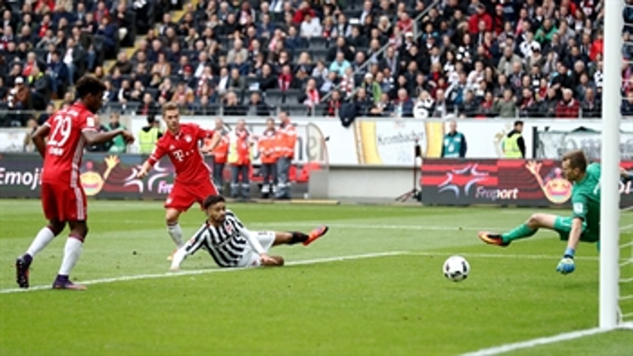 Joshua Kimmich restores Bayern's lead against Frankfurt ' 2016-17 Bundesliga Highlights