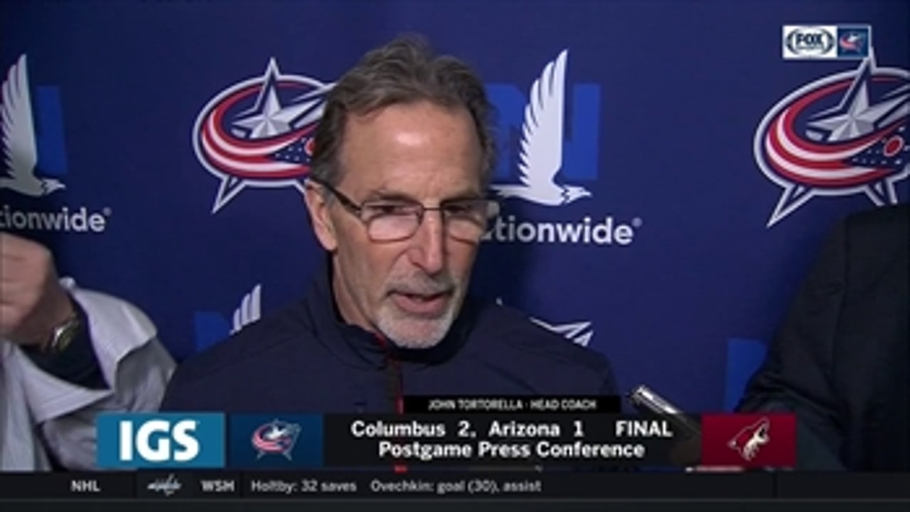 Torts focused on getting Blue Jackets into flow of the season in second half