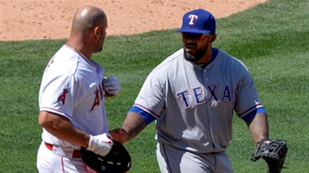 Rangers rout Angels 14-3