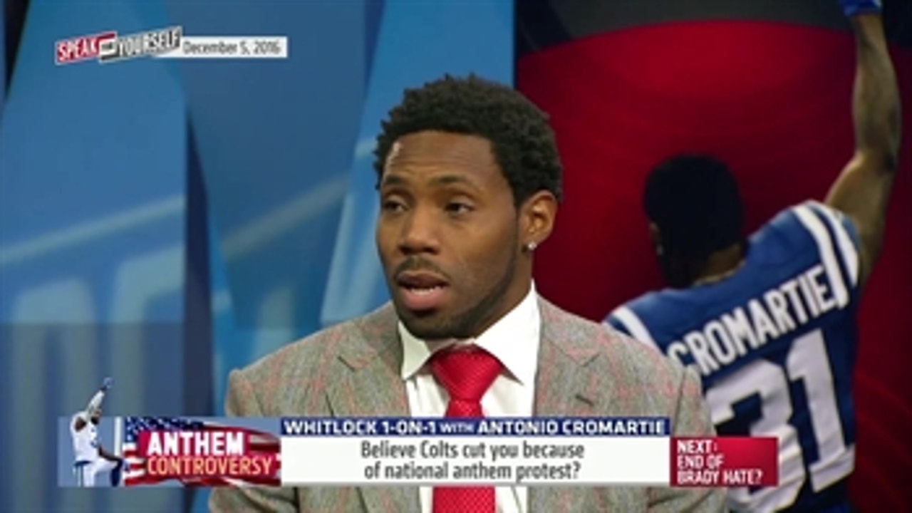 Whitlock 1-on-1: Antonio Cromartie kneeled during national for homeless vets | SPEAK FOR YOURSELF