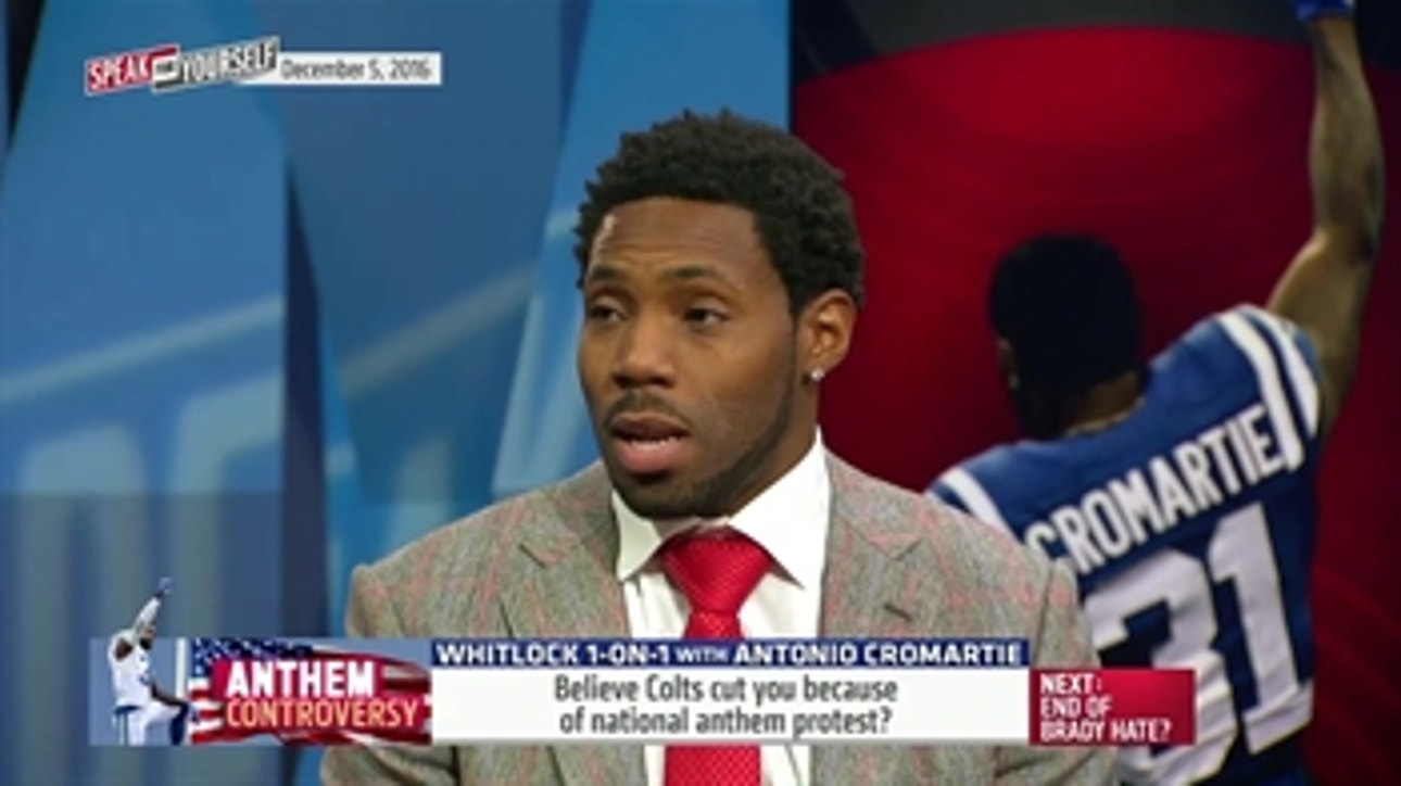 Whitlock 1-on-1: Antonio Cromartie kneeled during national for homeless vets | SPEAK FOR YOURSELF