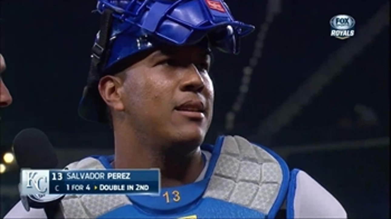 Perez thanks fans for support at Safeco Field