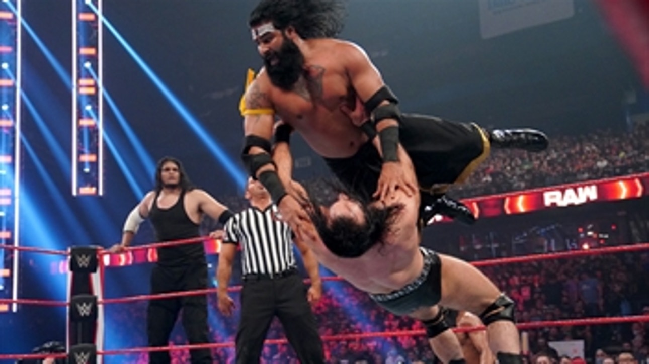 Drew McIntyre vs. Veer & Shanky - Handicap Match: Raw, Aug. 2, 2021
