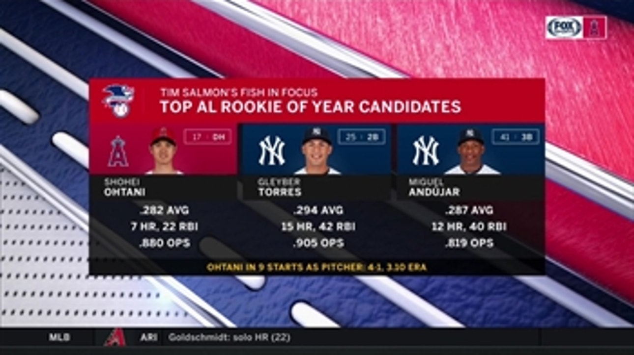 Shohei Ohtani is a making a strong case for American League Rookie of the Year honors