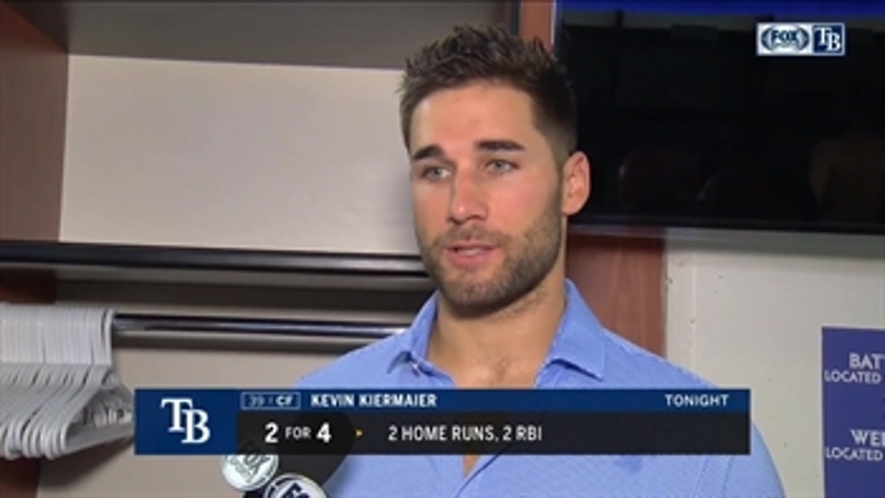 Kevin Kiermaier on his batting: 'I feel pretty locked in right now'