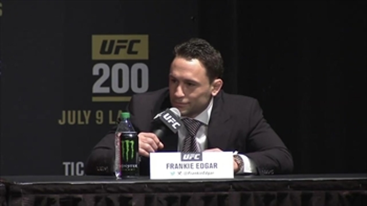 Frankie Edgar: Conor McGregor might be afraid of the result if he fights me