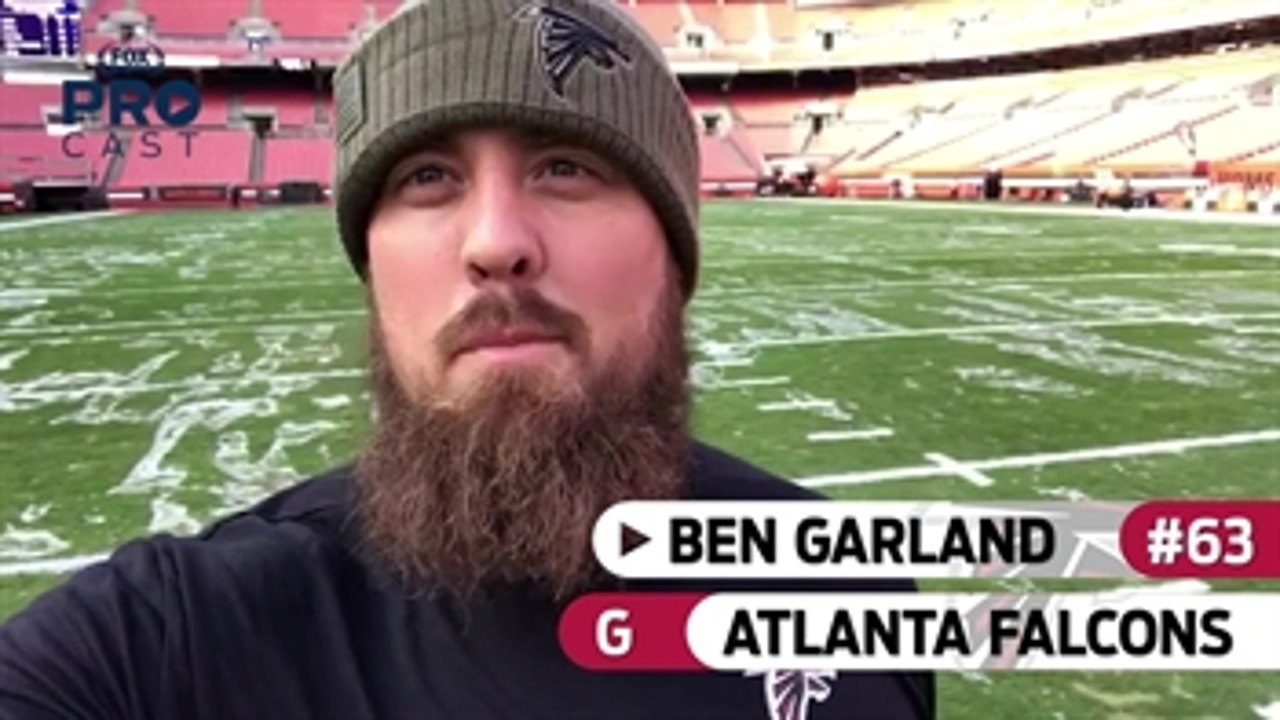 Falcons OL Ben Garland offers his salute to service on this Veterans Day weekend