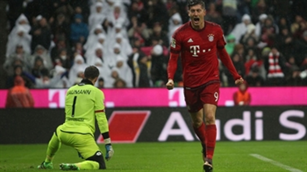 Costa sets up Lewandowski to give Bayern 1-0 lead ' 2015-16 Bundesliga Highlights