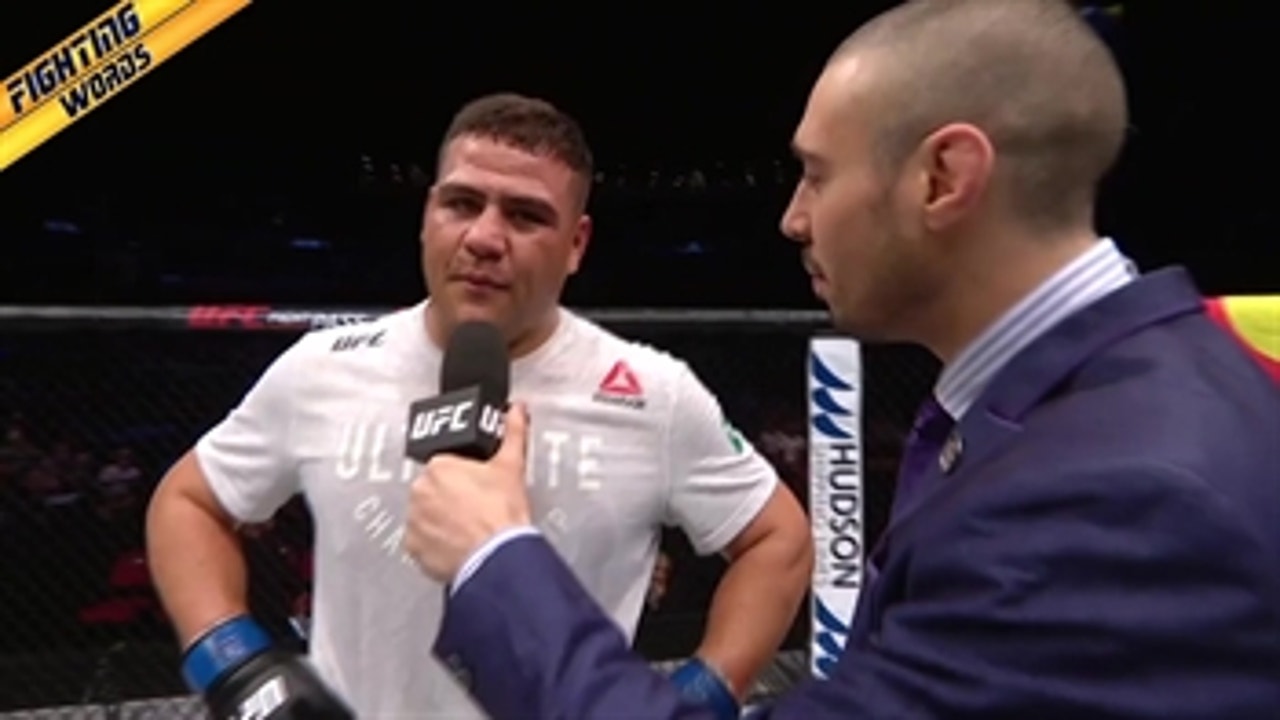Tai Tuivasa with the great post-fight speech after an equally impressive KO ' FIGHT WORDS