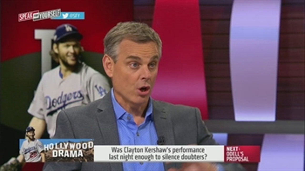 Clayton Kershaw has silenced his playoff doubters | SPEAK FOR YOURSELF
