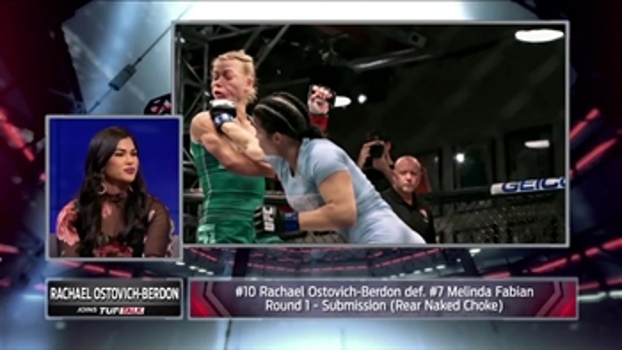 Rachael Ostovich-Berdon breaks down her victory over Melinda Fabian ' TUF Talk