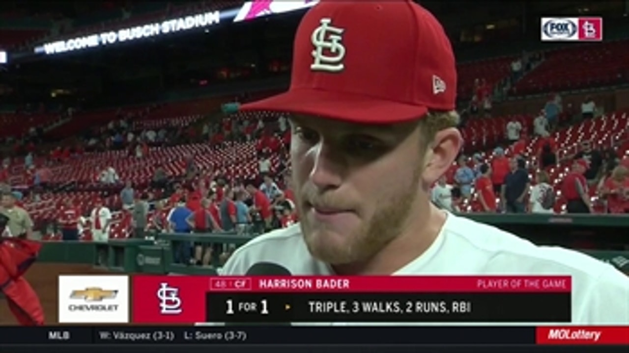 Bader on his return to majors: 'I can play this game a little bit'