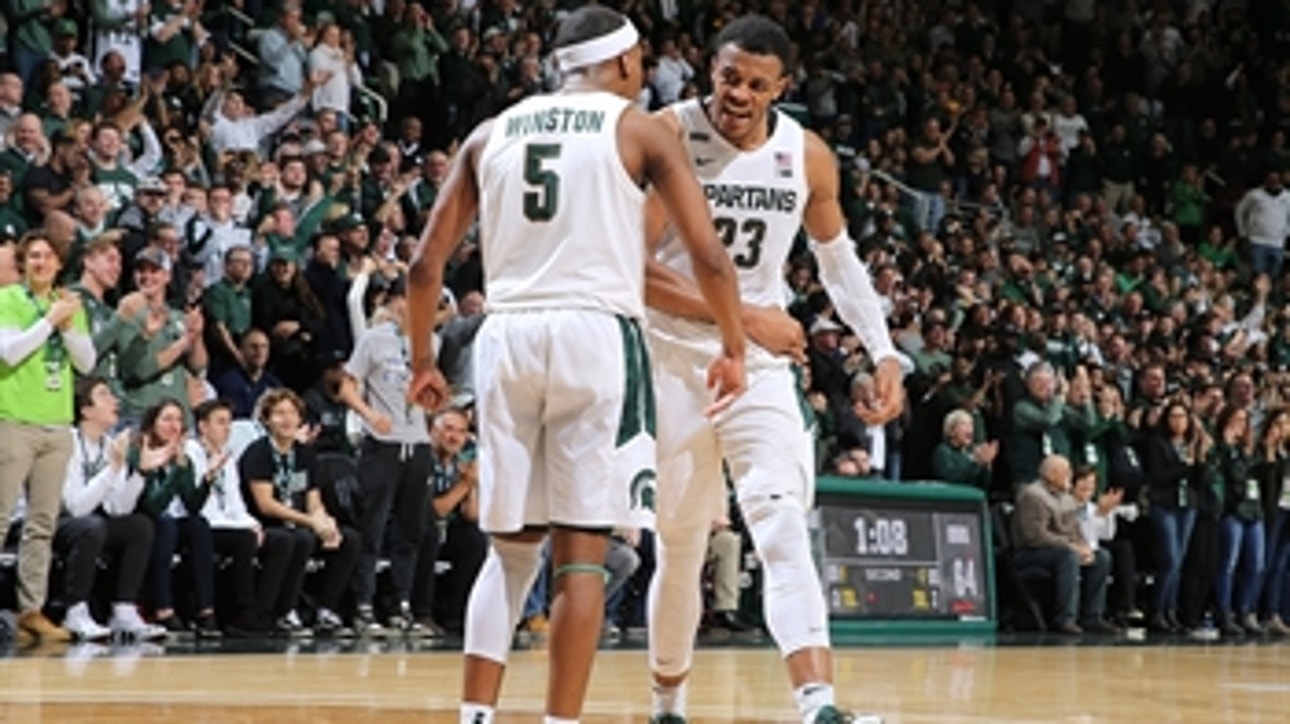 Cassius Winston, Rocket Watts combine for 41 as No. 24 Michigan State tops No. 18 Iowa