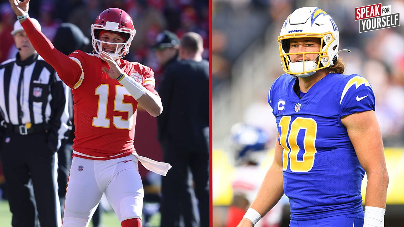 Marcellus Wiley explains why Patrick Mahomes has more on the line than Justin Herbert I SPEAK FOR YOURSELF