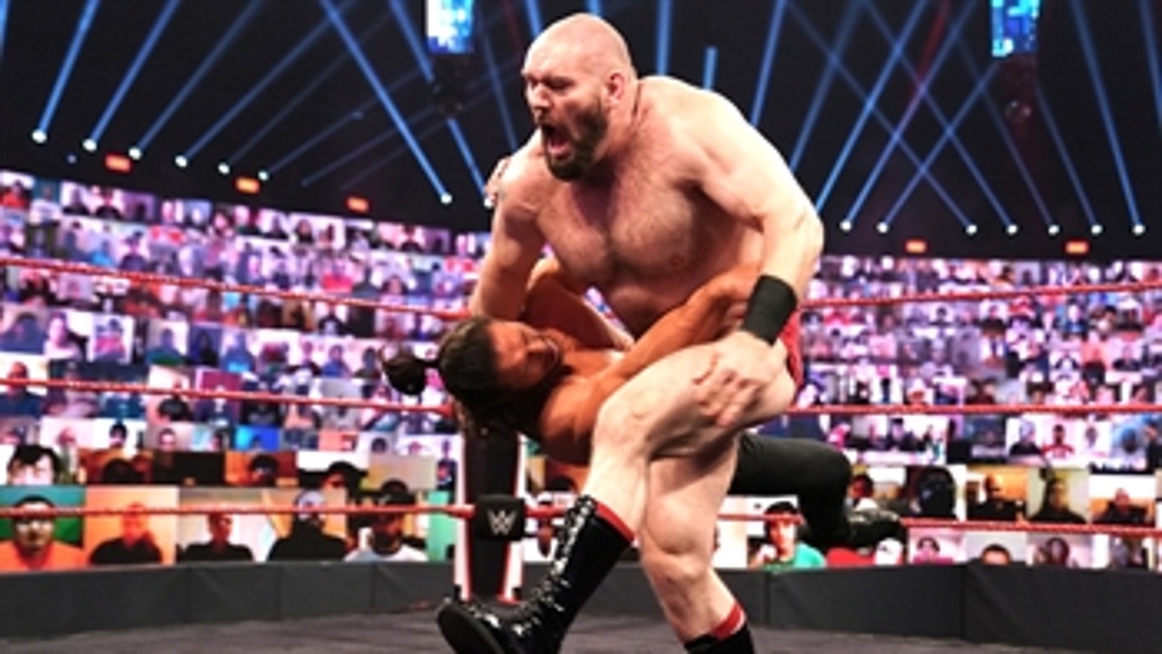 Lars Sullivan demolishes John Morrison: Raw, Oct. 12, 2020