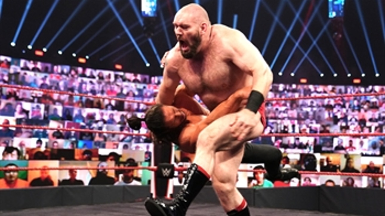 Lars Sullivan demolishes John Morrison: Raw, Oct. 12, 2020