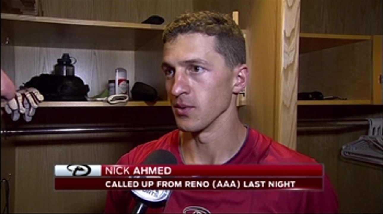 Nick Ahmed discusses his major league debut