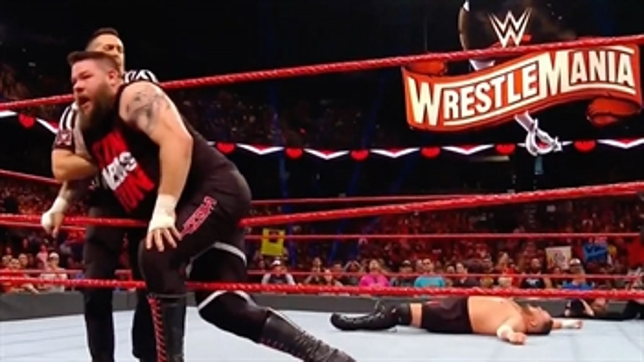 Seth Rollins and the A.O.P defeat Kevin Owens, Samoa Joe And The Viking Raiders