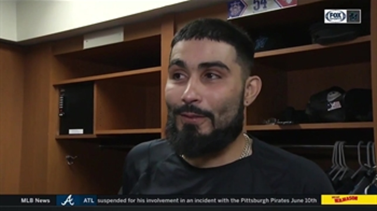 Sergio Romo on getting opportunity to pitch, tonight's win
