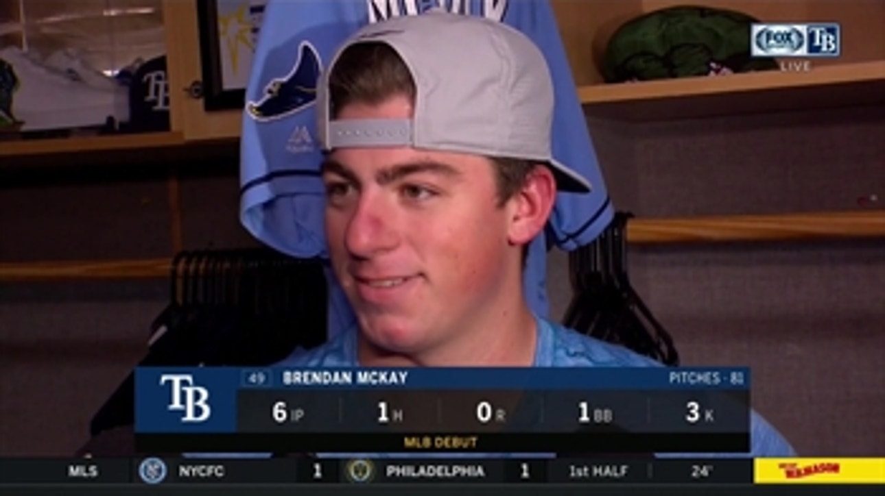 Brendan McKay: 'To fulfill your lifelong dream of playing in the major leagues is awesome'
