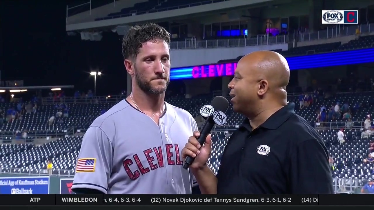 Yan Gomes dedicates his Grand Slam to his family who are going through a difficult time